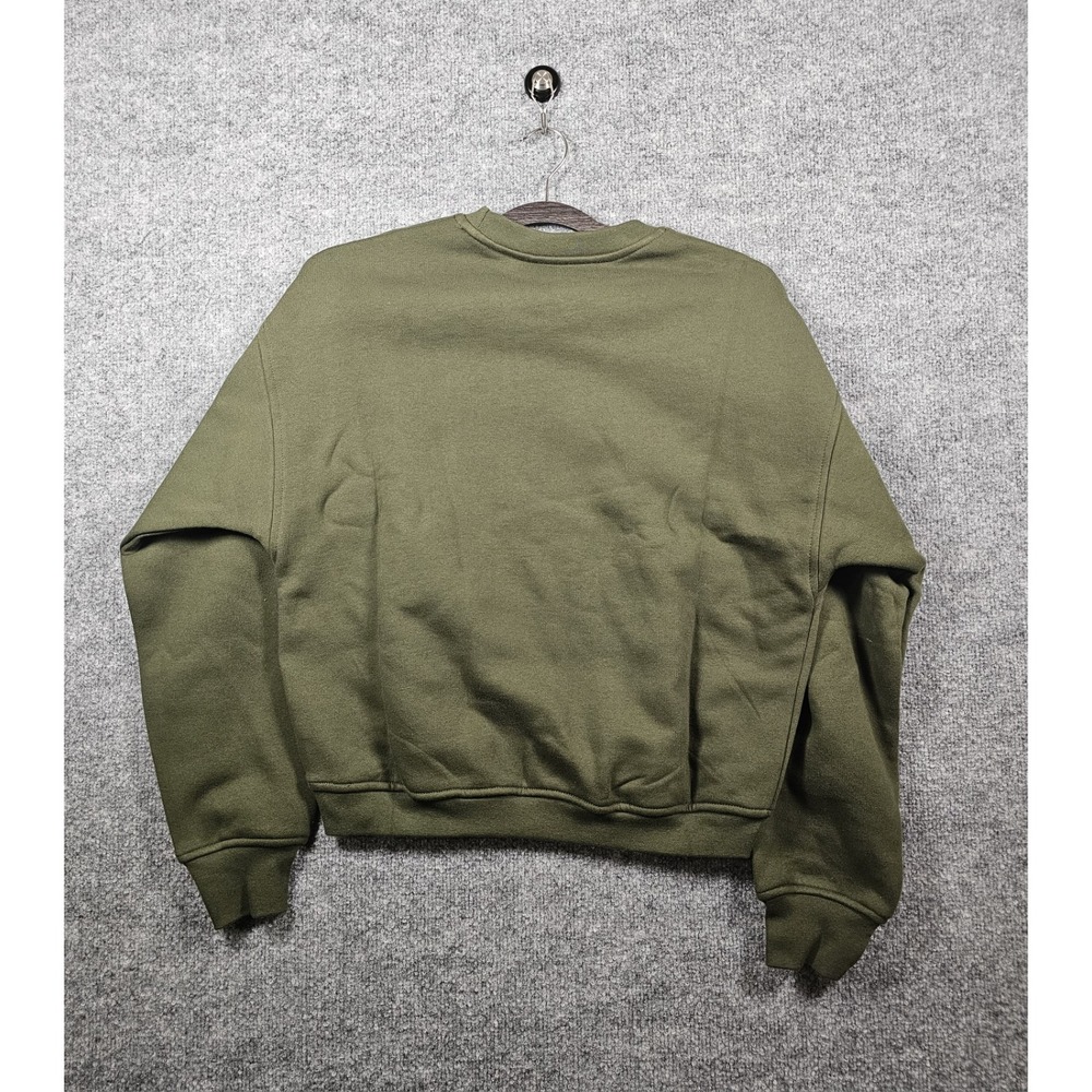M. Fraise Bunny Hug Crewneck Sweatshirt Size Medium Cucumber Skin Green - Picture 2 of 5